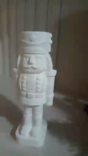 Cascanueces De Navidad Para Pintar En Marmolina