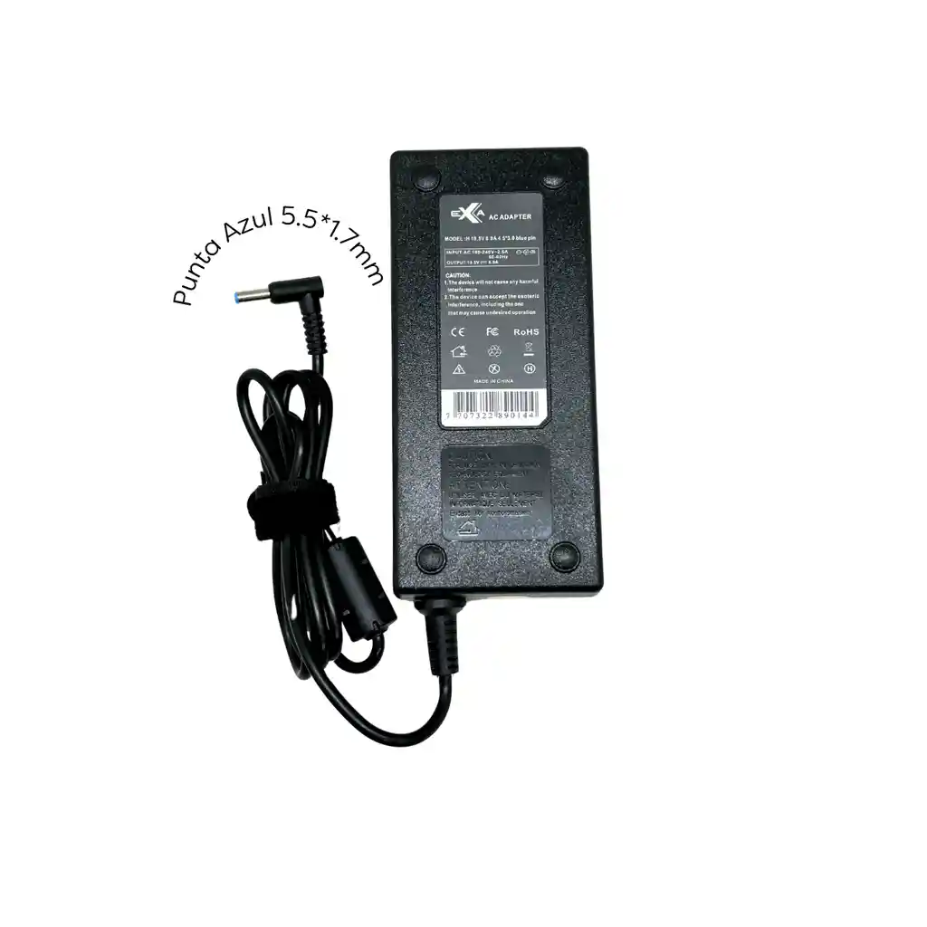Cargador Hp 19.5v - 6.9a - Punta 5.5*1.7mm