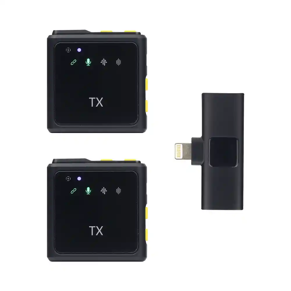 Micrófono De Solapa Inalámbrico Set X2 Conexión Lightning F9