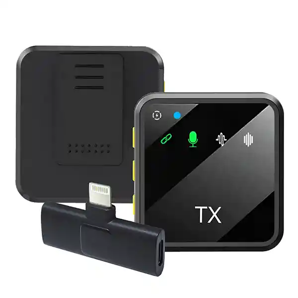 Micrófono De Solapa Inalámbrico Set X2 Conexión Lightning F9