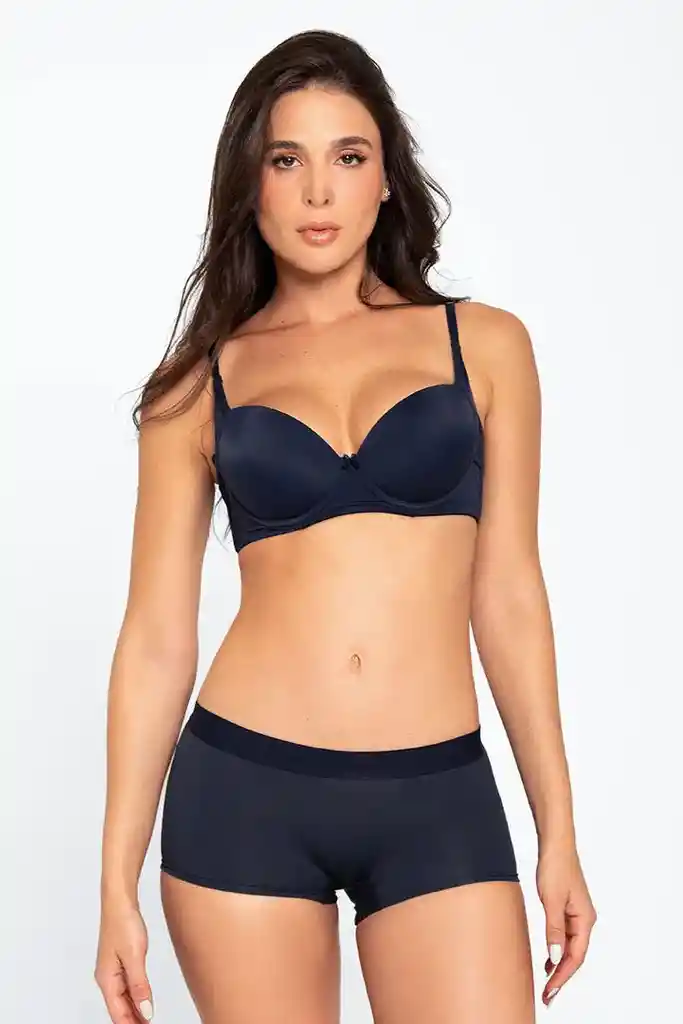 Panty Bóxer De Algodón Premium (6089) Azul Oscuro M
