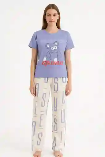 Conjunto Pijamas Blusa Camiseta Y Pantalón