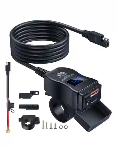 Cargador Dual Para Moto Movisun C-60