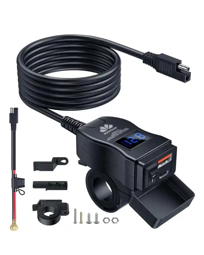 Cargador Dual Para Moto Movisun C-60