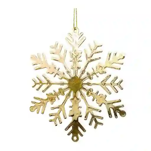 Adorno Arbol Santini Copo Nieve Dorado Hierro