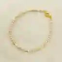 Pulsera Perlitas Naturales Con Mostacillas
