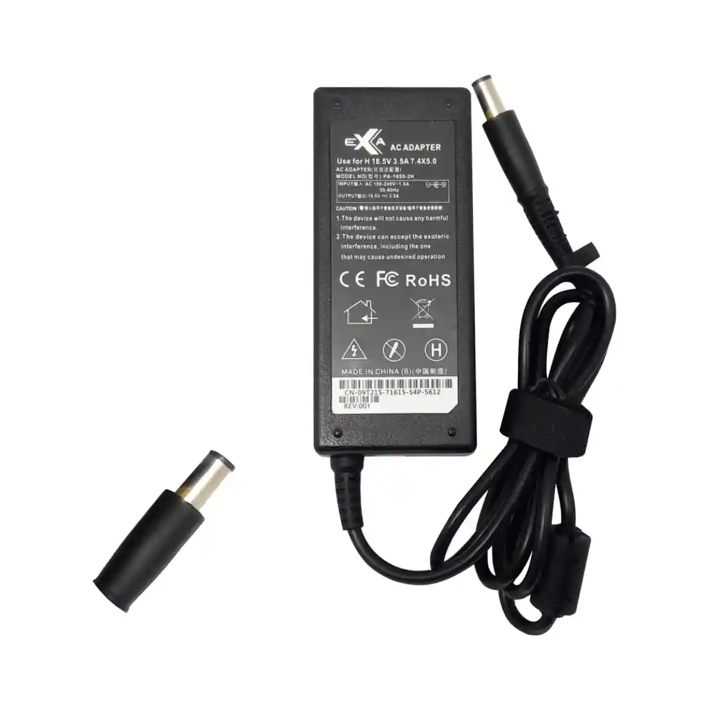 Cargador Hp 18.5v - 3.5a - Punta 7.4*5.0mm