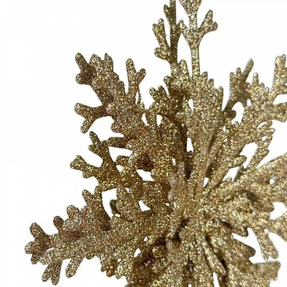 Punta De Arbol Santini 26cm Dorado Plastico