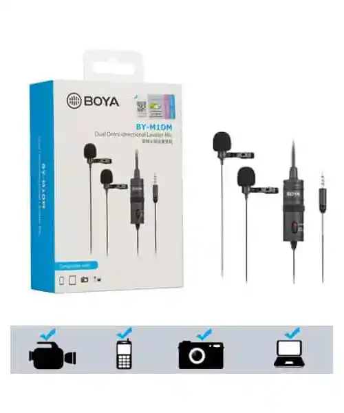 Micrófono De Solapa Alámbrico Boble Boya Conexion 3.5mm By M1dm