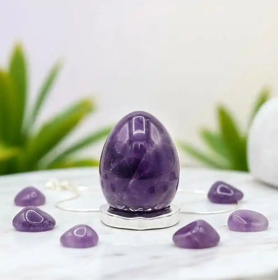 Huevo Yoni Piedra Amatista