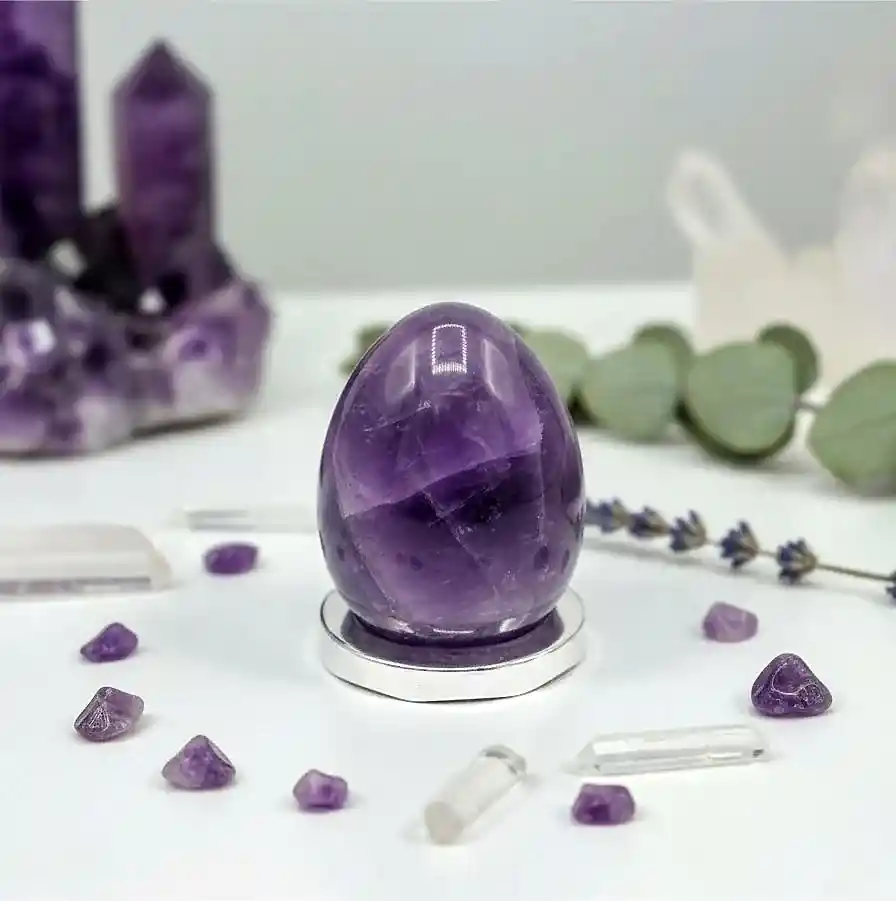 Huevo Yoni Piedra Amatista
