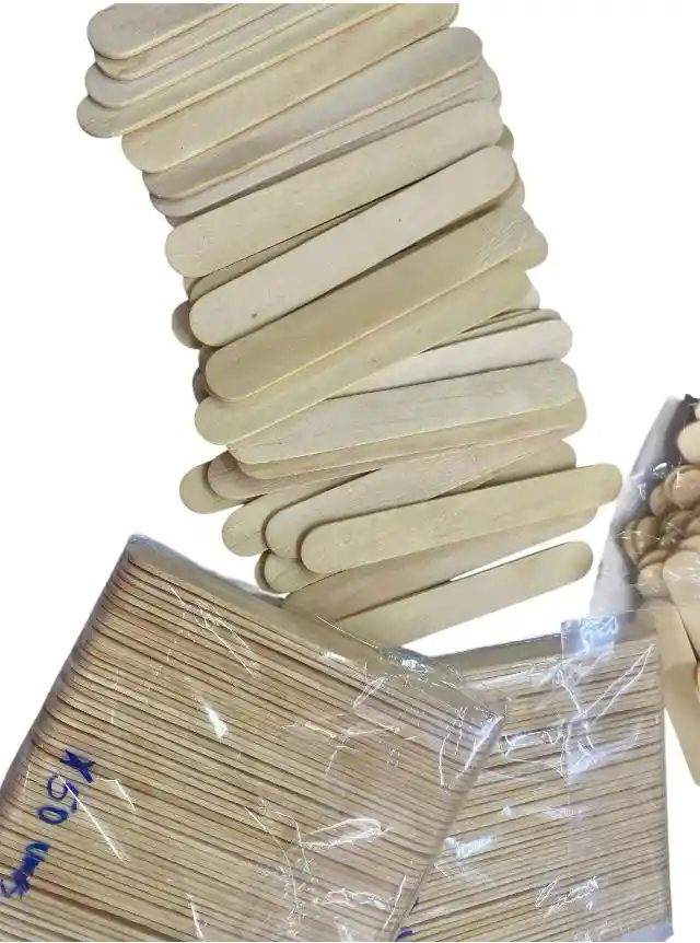 Bajalenguas En Madera X 50 Unds