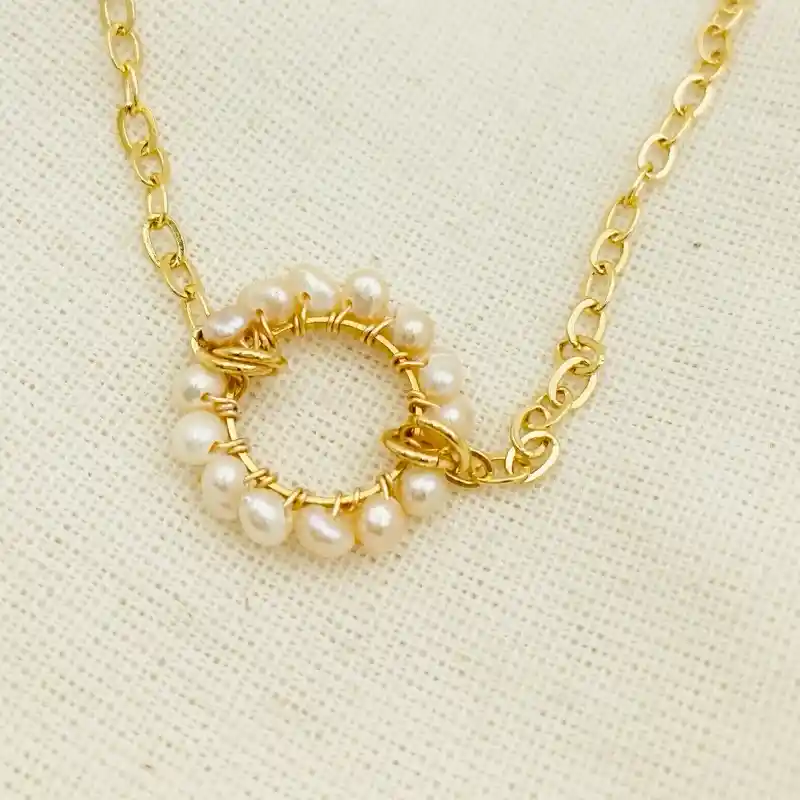 Pulsera Corona De Perlas