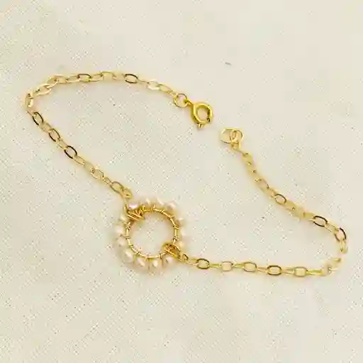 Pulsera Corona De Perlas