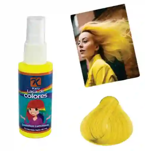 Halloween Laca Amarilla Especial Para Cabello 60ml