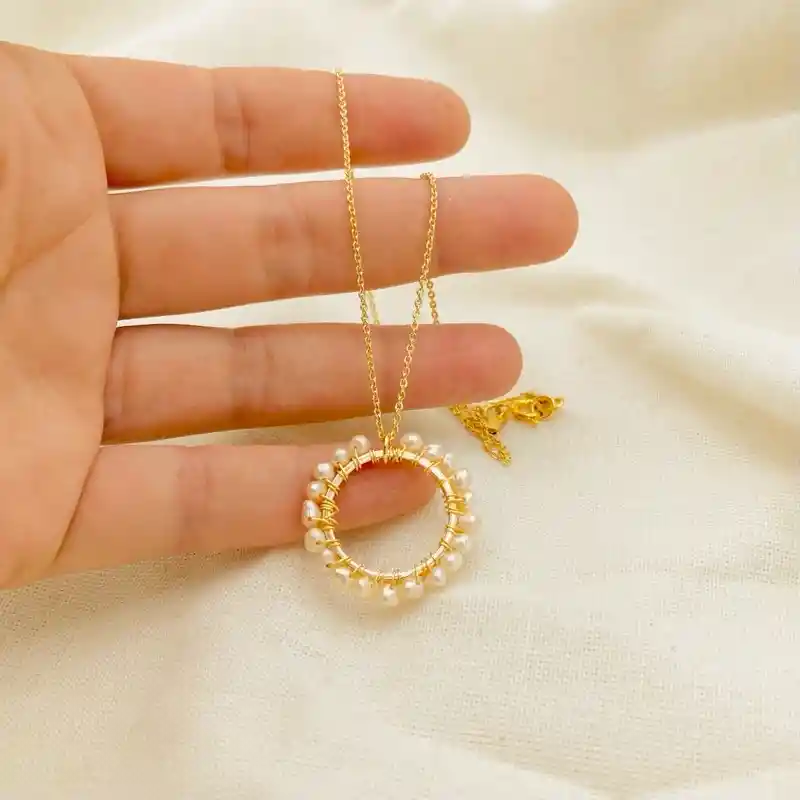 Collar Dalia De Perlas