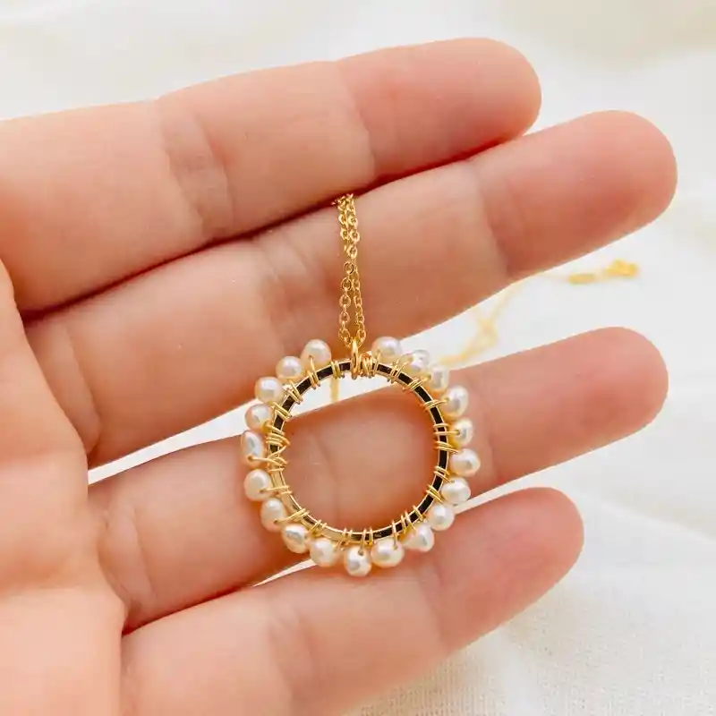 Collar Dalia De Perlas