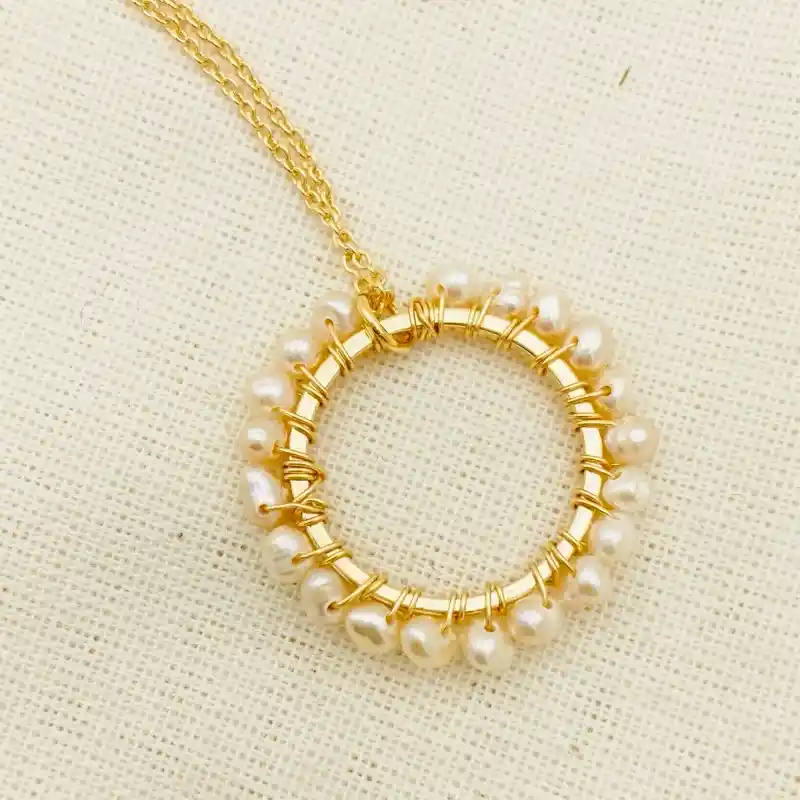 Collar Dalia De Perlas