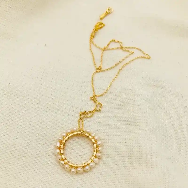 Collar Dalia De Perlas