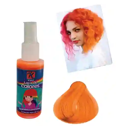 Halloween Laca Naranja Especial Para Cabello 60ml