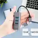 Hub Usb 3.0 Y Tipo C Adaptador Rj45 Ethernet Lan Gigabit