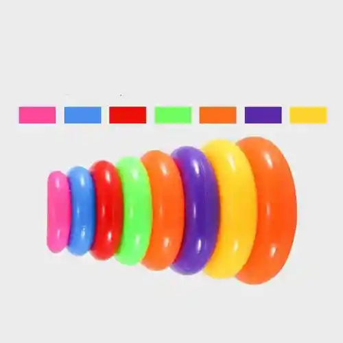 Juguete Bebé Torre Aros Colores Didáctico Oso
