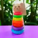 Juguete Bebé Torre Aros Colores Didáctico Oso