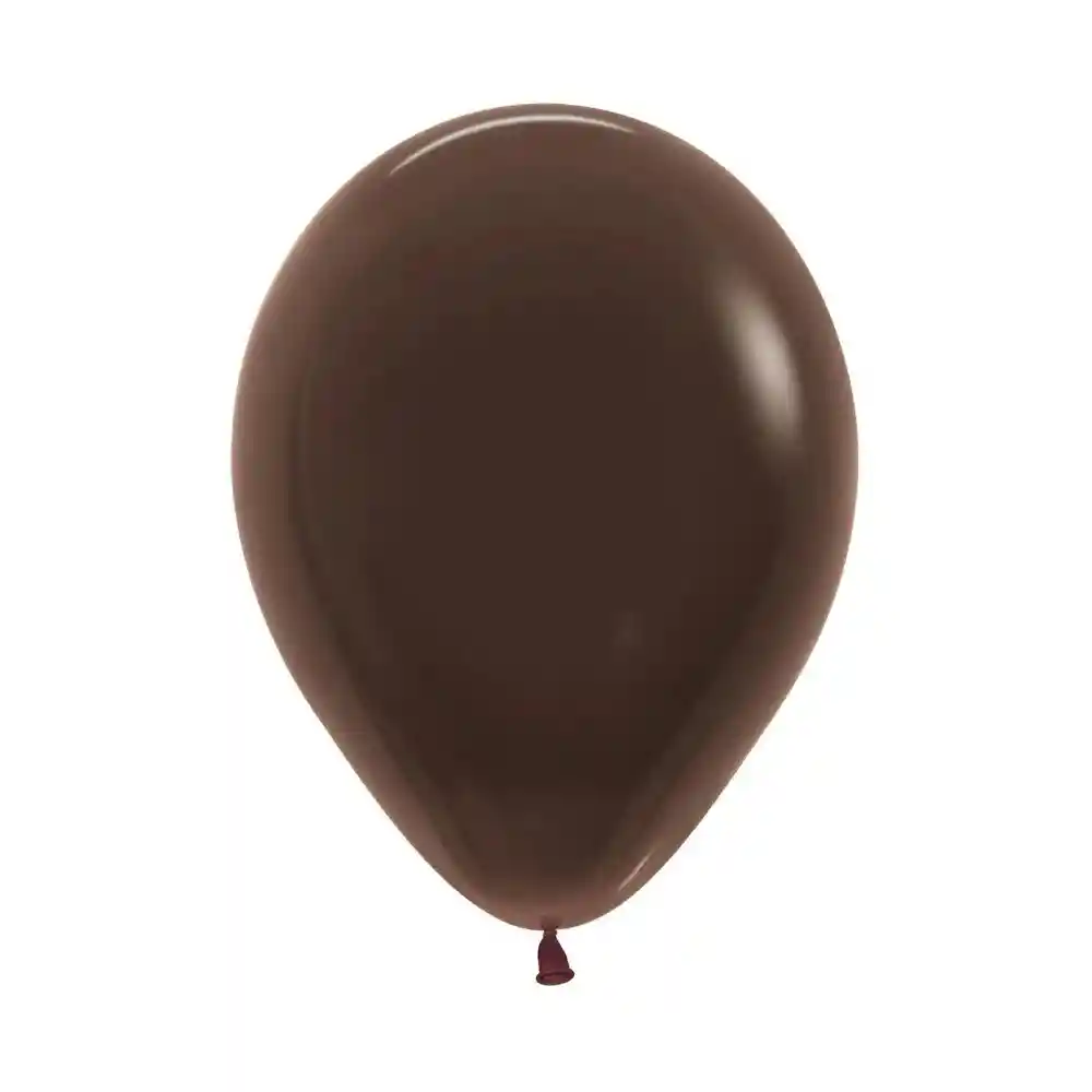 Globos Bombas Latex Redondo Fiesta R-12 X 50 Unidades Fashion Chocolate Sempertex