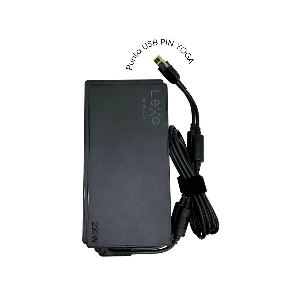 Cargador Lenovo 20v - 11.5a - Punta Usb Pin