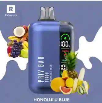 Vaporizador Desechable Priv Bar 15.000puff Honolulu Blue (tropical)