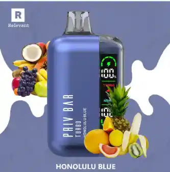 Vaporizador Desechable Priv Bar 15.000puff Honolulu Blue (tropical)