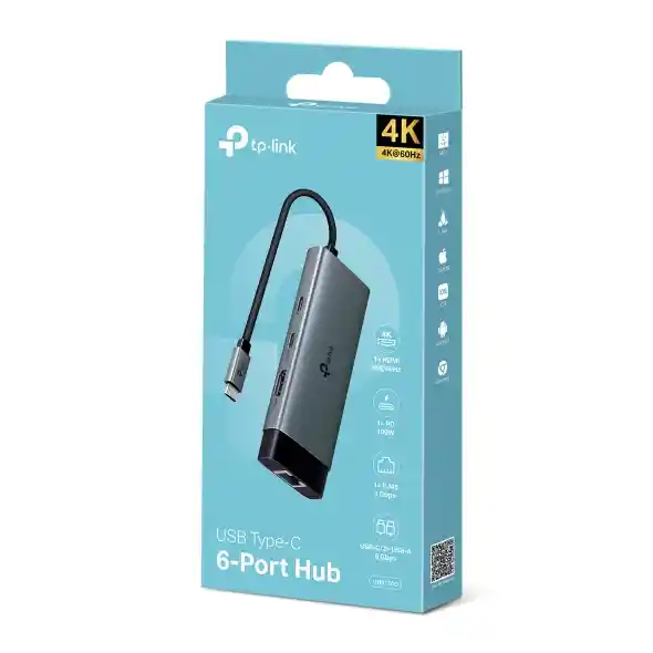 Hub Tipo C 6 Puertos