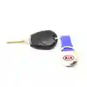 Llavero Azul Kia Carro, Metálico De Lujo