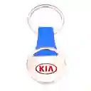 Llavero Azul Kia Carro, Metálico De Lujo