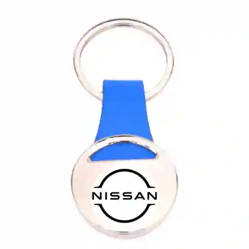 Llavero Azul Nissan, Metálico De Lujo