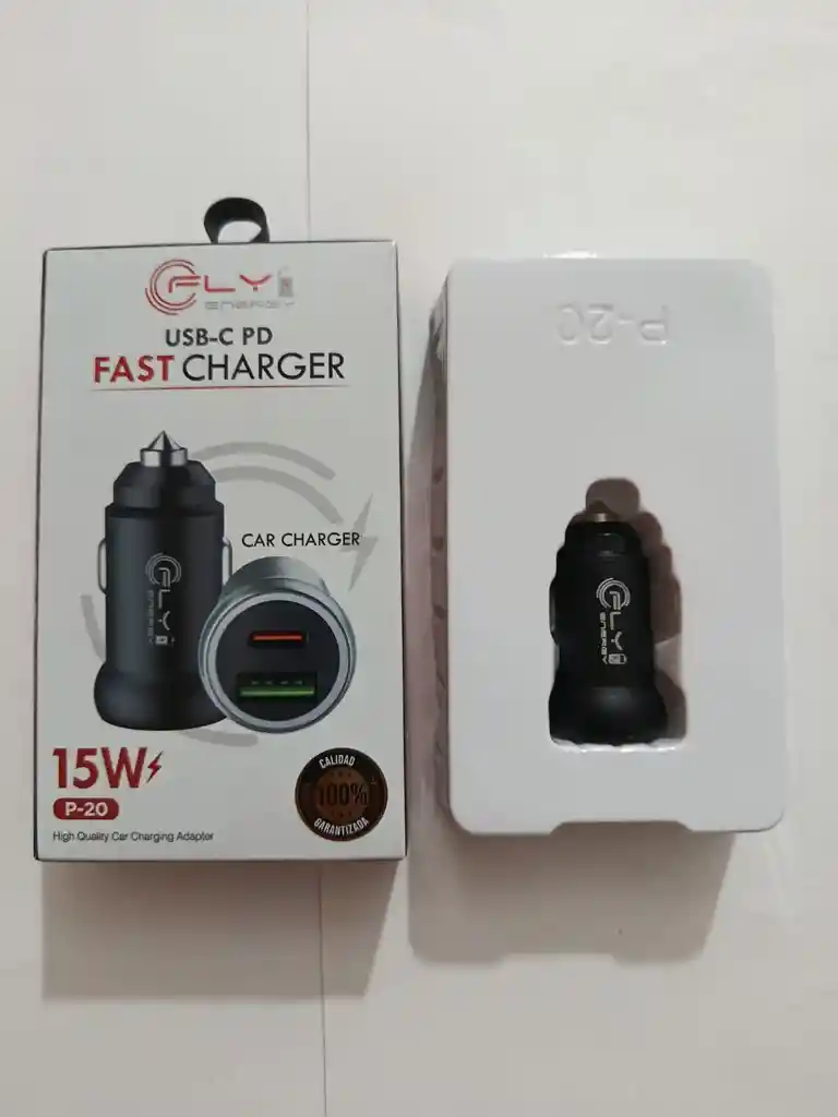 Cargador Para Vehiculo Doble Puerto 15 Watts