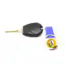 Llavero Azul Renault, Metálico De Lujo