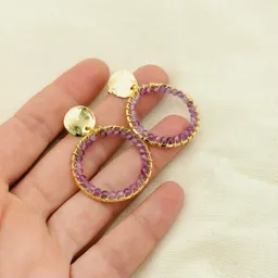 Aretes Sol De Amatista