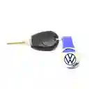 Llavero Azul Volkswagen, Metálico De Lujo