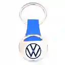 Llavero Azul Volkswagen, Metálico De Lujo