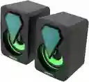 Par De Parlantes Gamer Altavoz Pc Rgb Speaker Ysd-1046