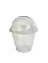 Vasos 9 Onzas Pet X12 Unds Con Tapa Domo, Vasos 9 Onzas Con Sobrecopa Sin Perforación
