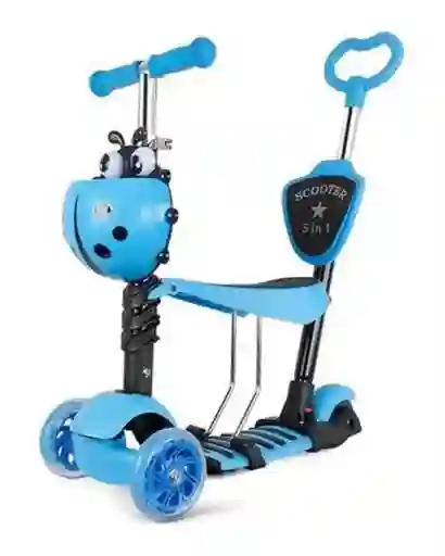 Patineta Monopatín Scooter 5 En 1 Luz Led Musical