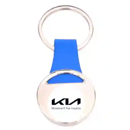 Llavero Azul Kia, Metálico De Lujo