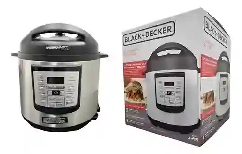 Olla A Presión Multifuncional Black+decker Pr100sd – 6 Litros