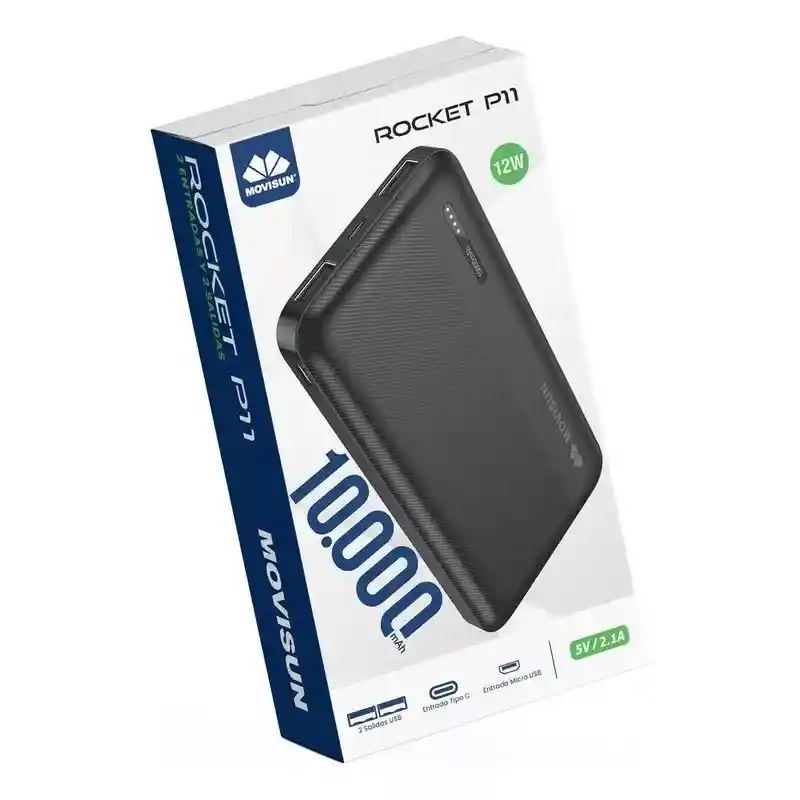 Power Bank Movisun Rocket P11 De 10.000mah