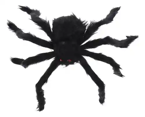 Araña Peluda Pequeña Decoración De Halloween