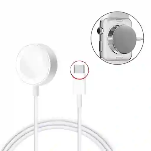 Cable De Carga Magnetica Usb-c Para Apple Watch Genérico