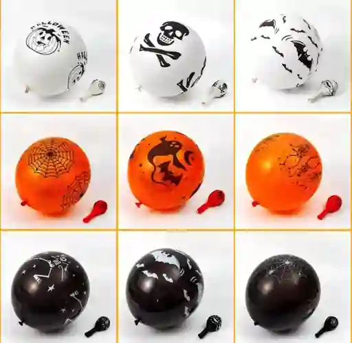 Bombas De Halloween X 12 Unidades Surtida