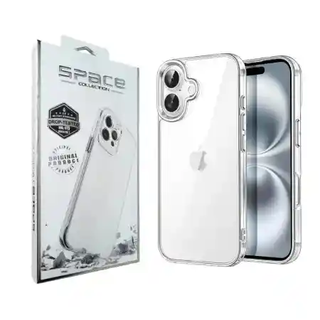 Forro Iphone 16 Transparente Space